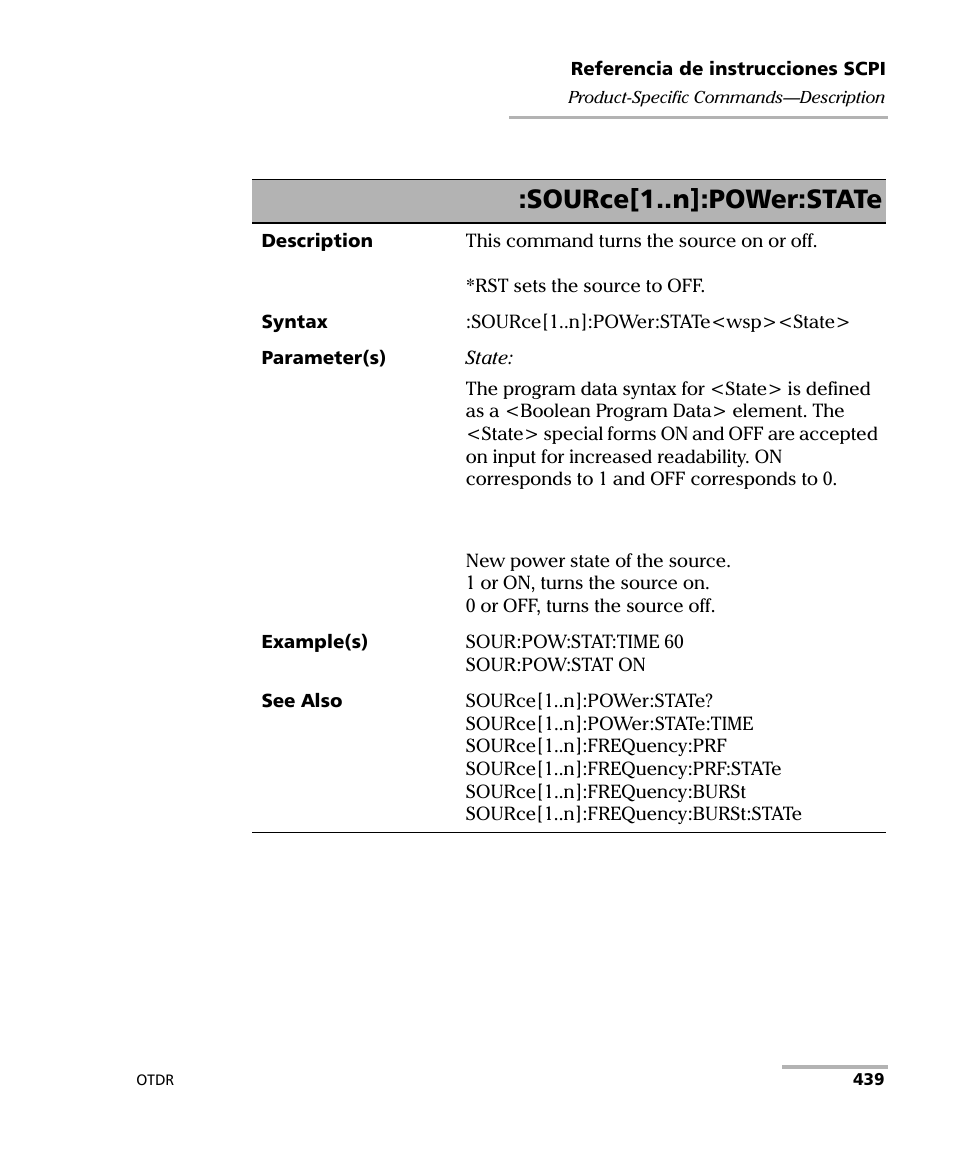 Source[1..n]:power:state | EXFO FTB-7000 OTDR Series for FTB-500 User Manual | Page 453 / 489