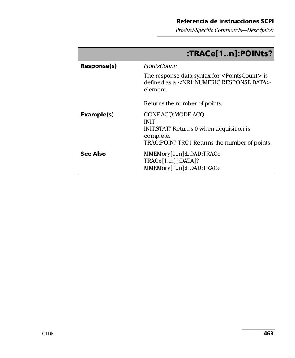 Trace[1..n]:points | EXFO FTB-7000 OTDR Series for FTB-500 User Manual | Page 477 / 489