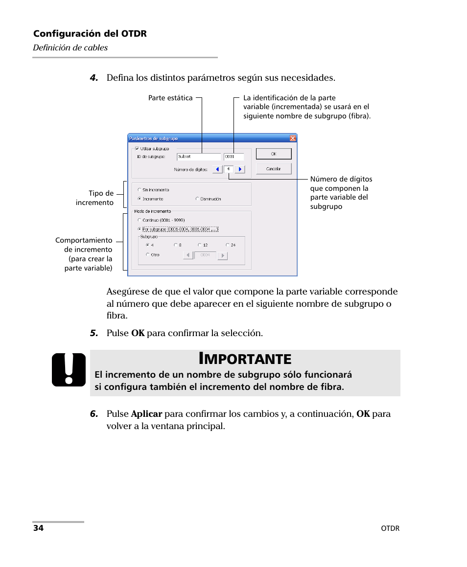 Mportante | EXFO FTB-7000 OTDR Series for FTB-500 User Manual | Page 48 / 489