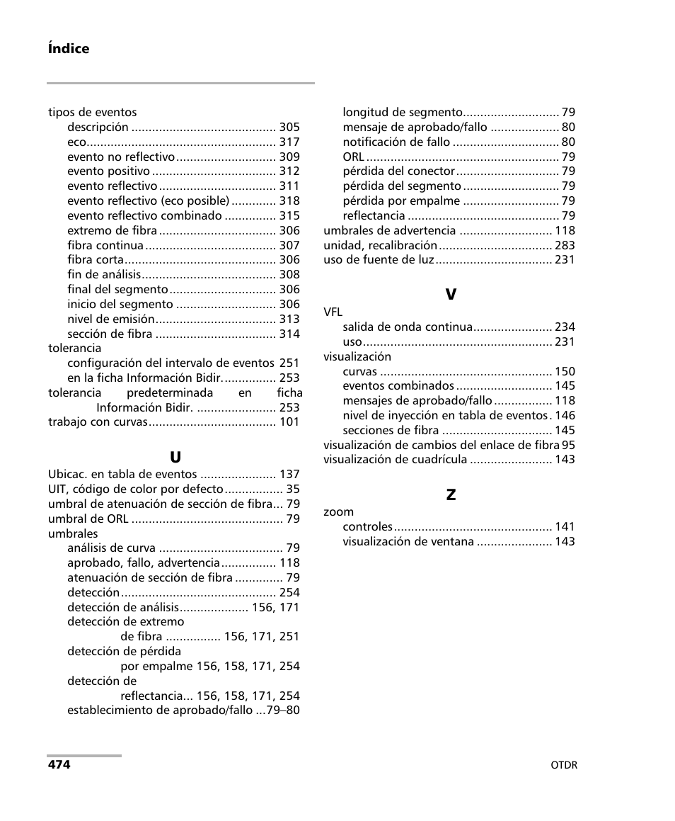 EXFO FTB-7000 OTDR Series for FTB-500 User Manual | Page 488 / 489