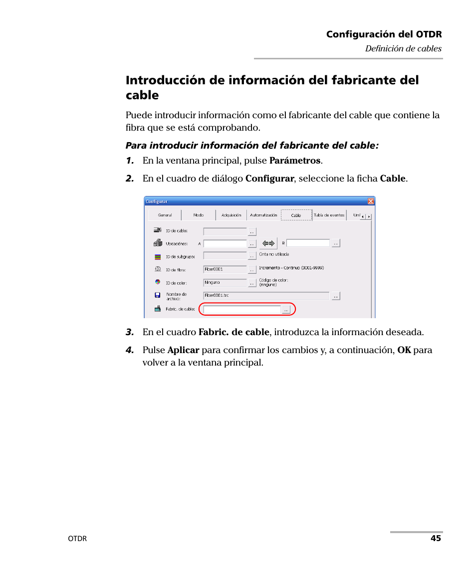 EXFO FTB-7000 OTDR Series for FTB-500 User Manual | Page 59 / 489