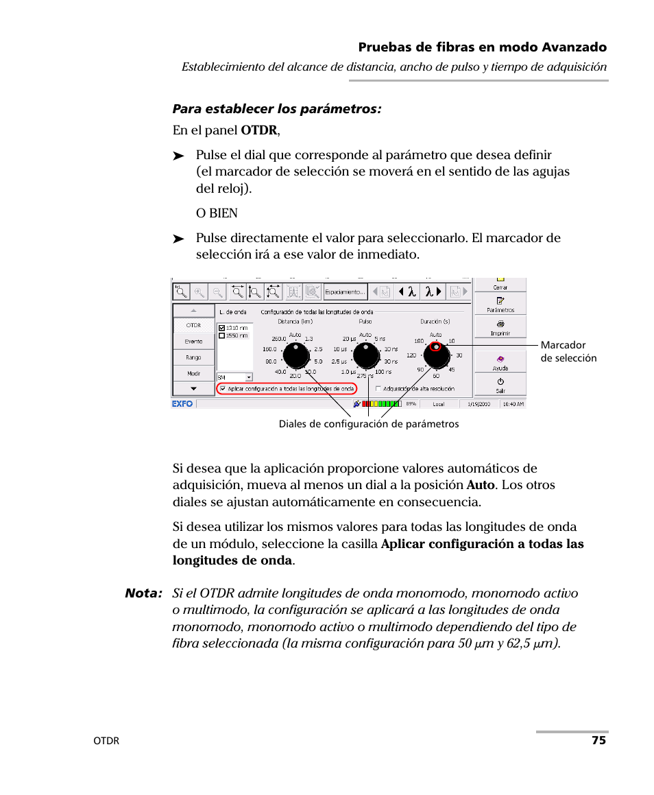 EXFO FTB-7000 OTDR Series for FTB-500 User Manual | Page 89 / 489