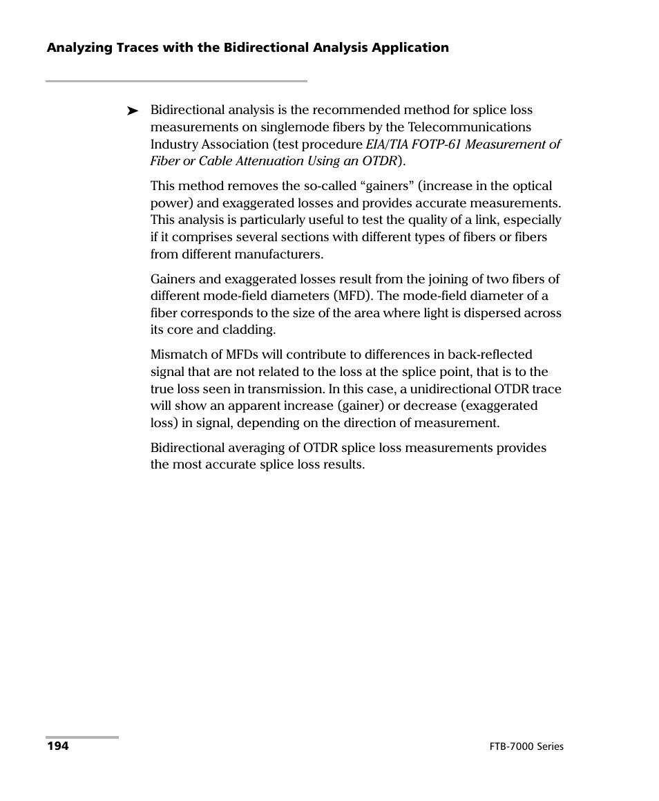 EXFO FTB-7000 OTDR for FTB-200 v2 User Manual | Page 208 / 339