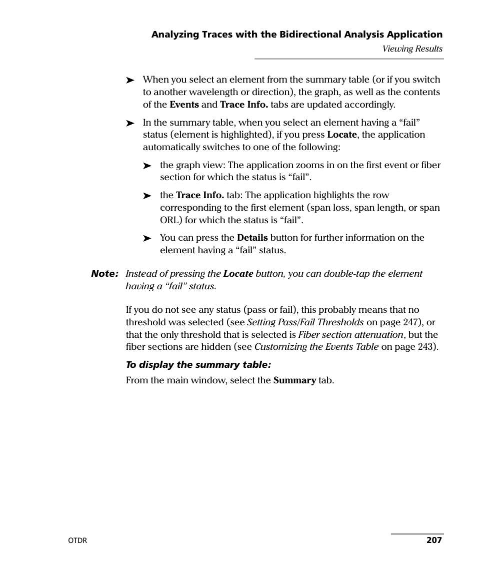 EXFO FTB-7000 OTDR for FTB-200 v2 User Manual | Page 221 / 339