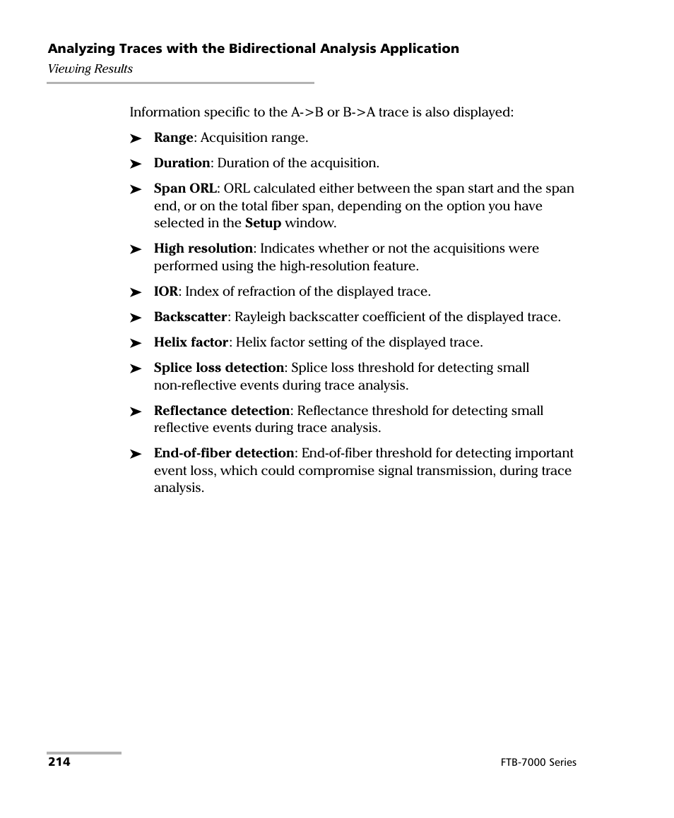 EXFO FTB-7000 OTDR for FTB-200 v2 User Manual | Page 228 / 339