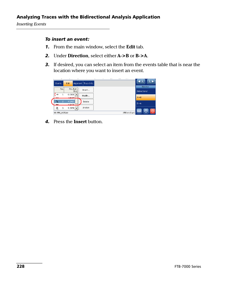 EXFO FTB-7000 OTDR for FTB-200 v2 User Manual | Page 242 / 339