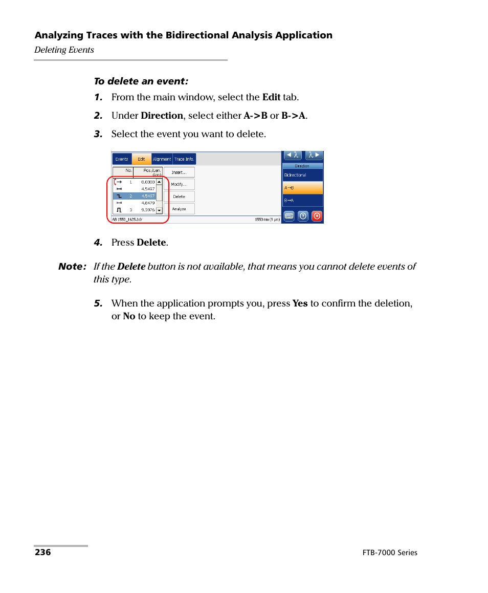 EXFO FTB-7000 OTDR for FTB-200 v2 User Manual | Page 250 / 339