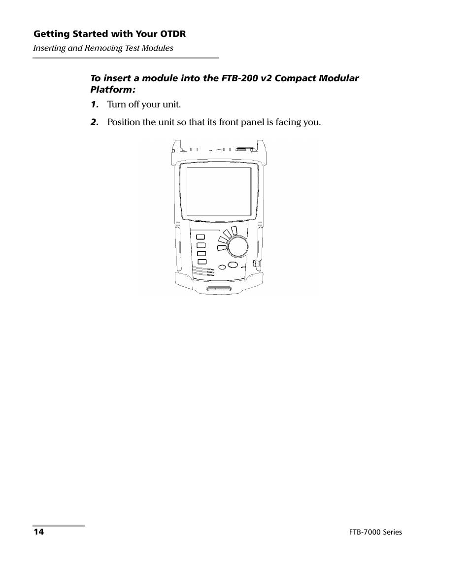 EXFO FTB-7000 OTDR for FTB-200 v2 User Manual | Page 28 / 339