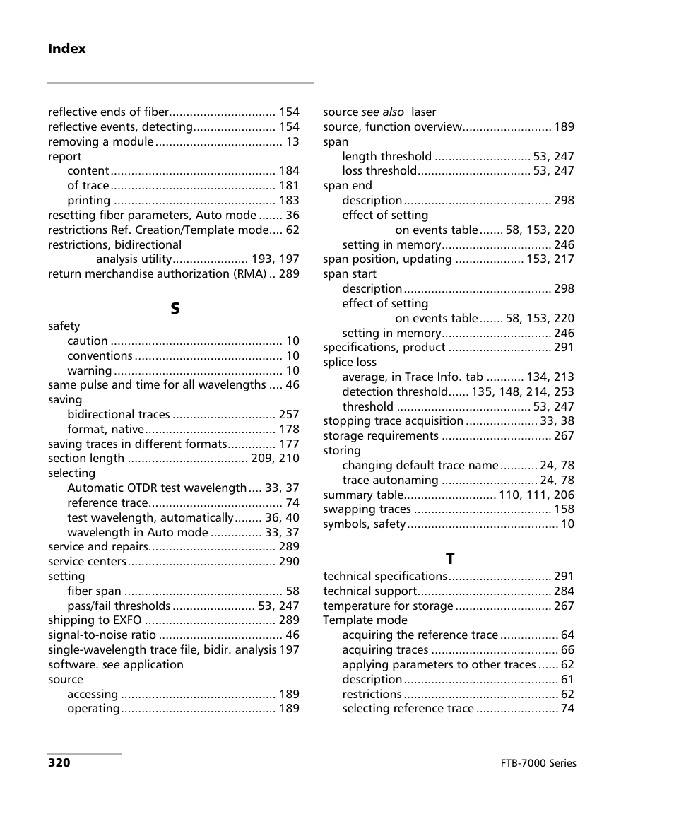 EXFO FTB-7000 OTDR for FTB-200 v2 User Manual | Page 334 / 339