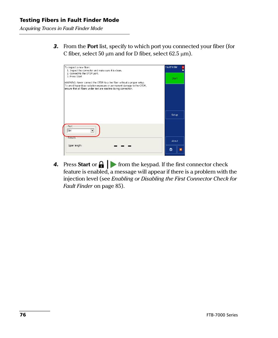 EXFO FTB-7000 OTDR for FTB-200 v2 User Manual | Page 90 / 339