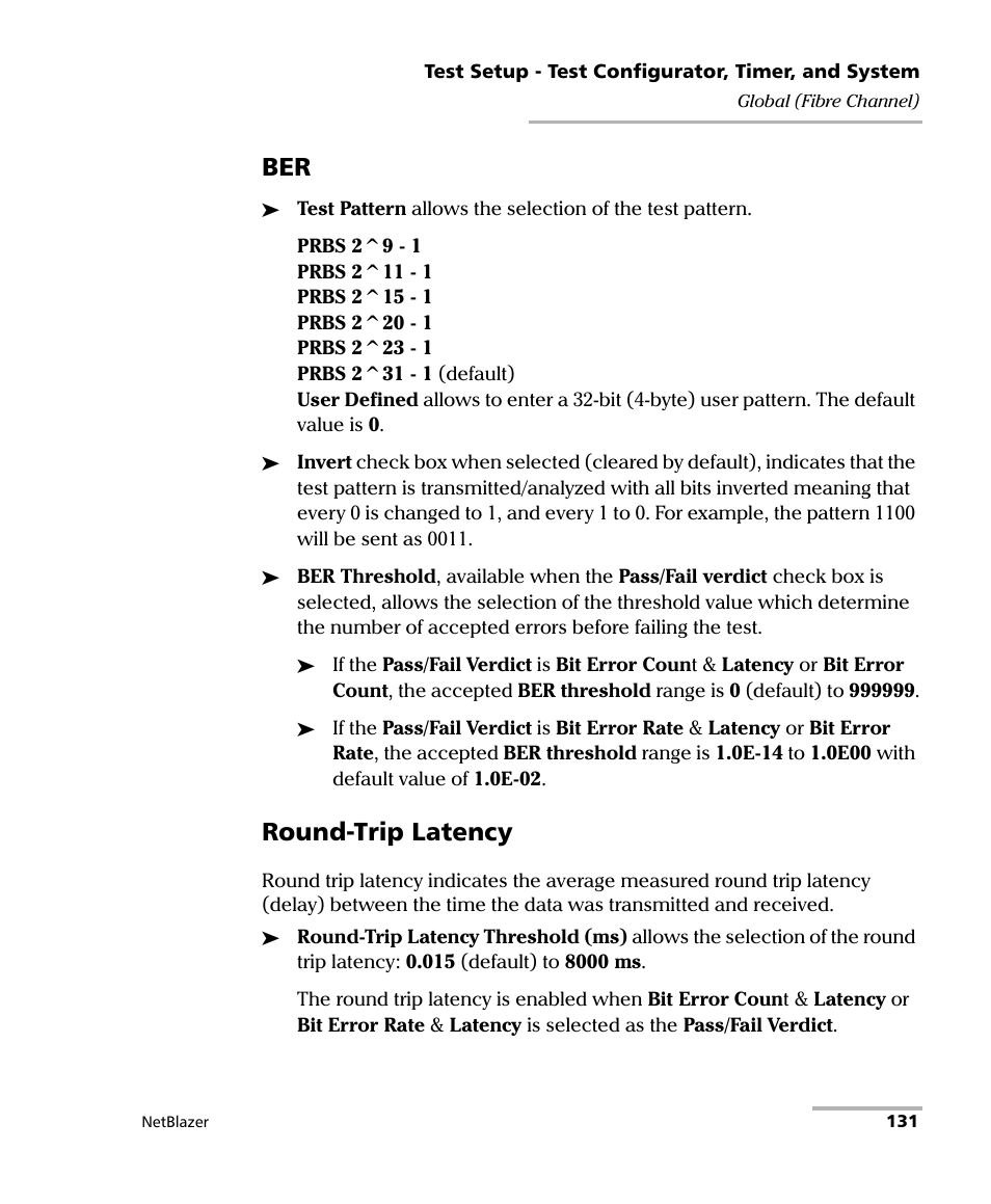 Round-trip latency | EXFO FTB-800 Series for FTB-1 User Manual | Page 141 / 621