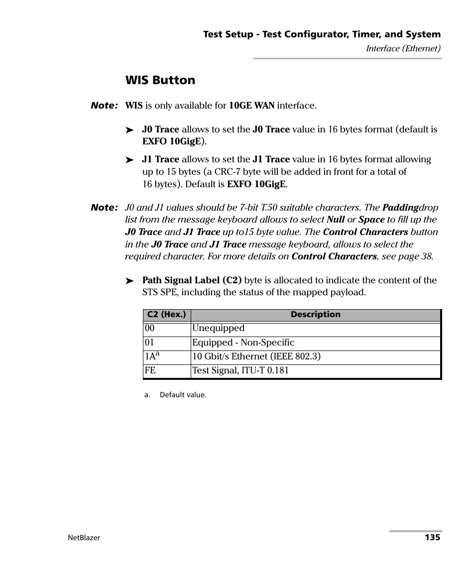 Wis button | EXFO FTB-800 Series for FTB-1 User Manual | Page 145 / 621