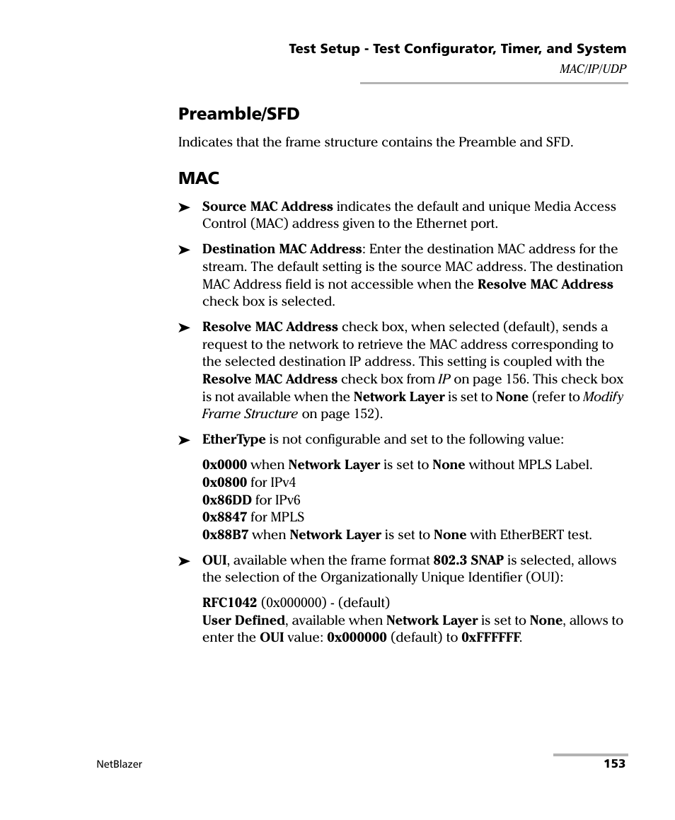 Preamble/sfd | EXFO FTB-800 Series for FTB-1 User Manual | Page 163 / 621