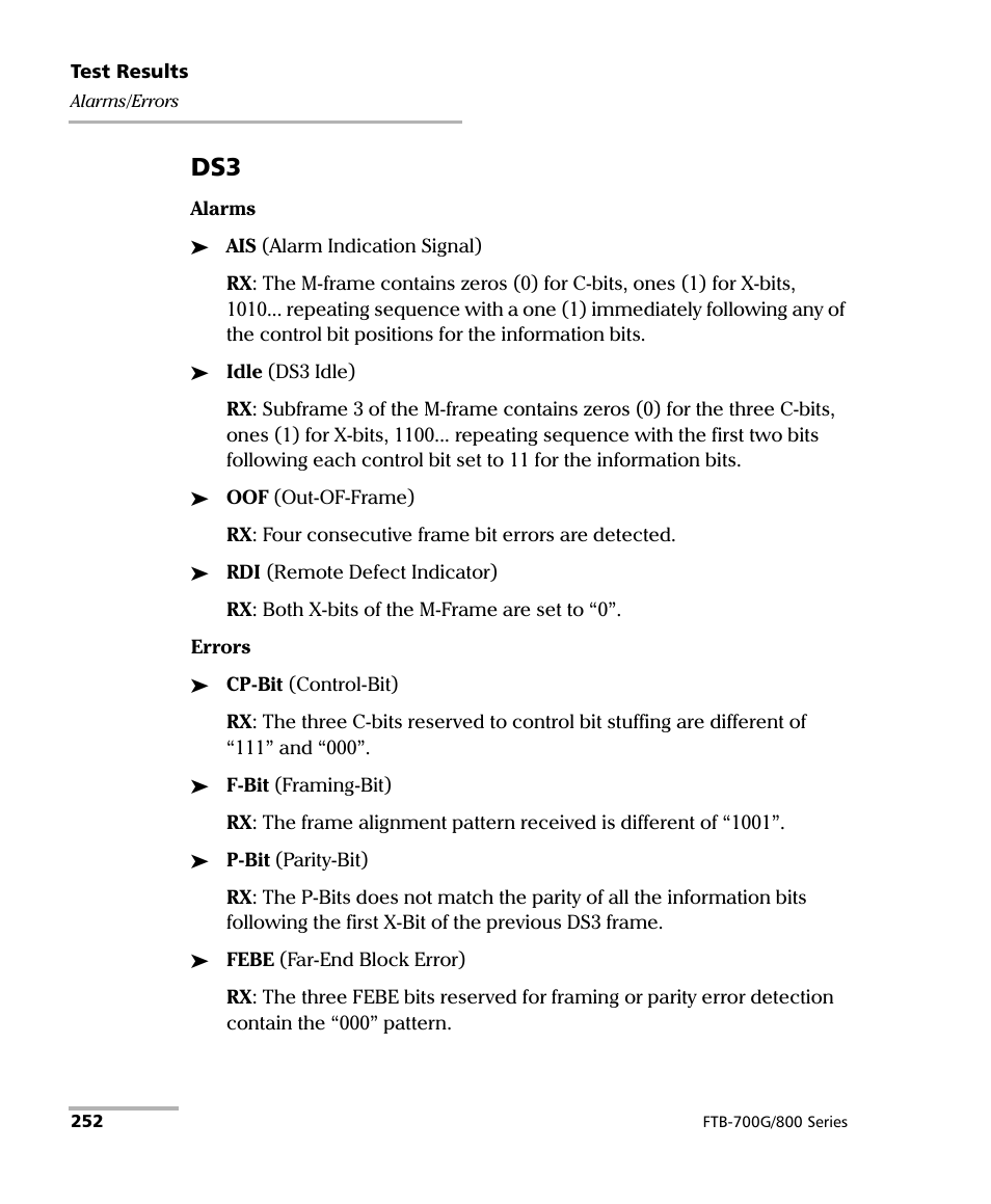 EXFO FTB-800 Series for FTB-1 User Manual | Page 262 / 621