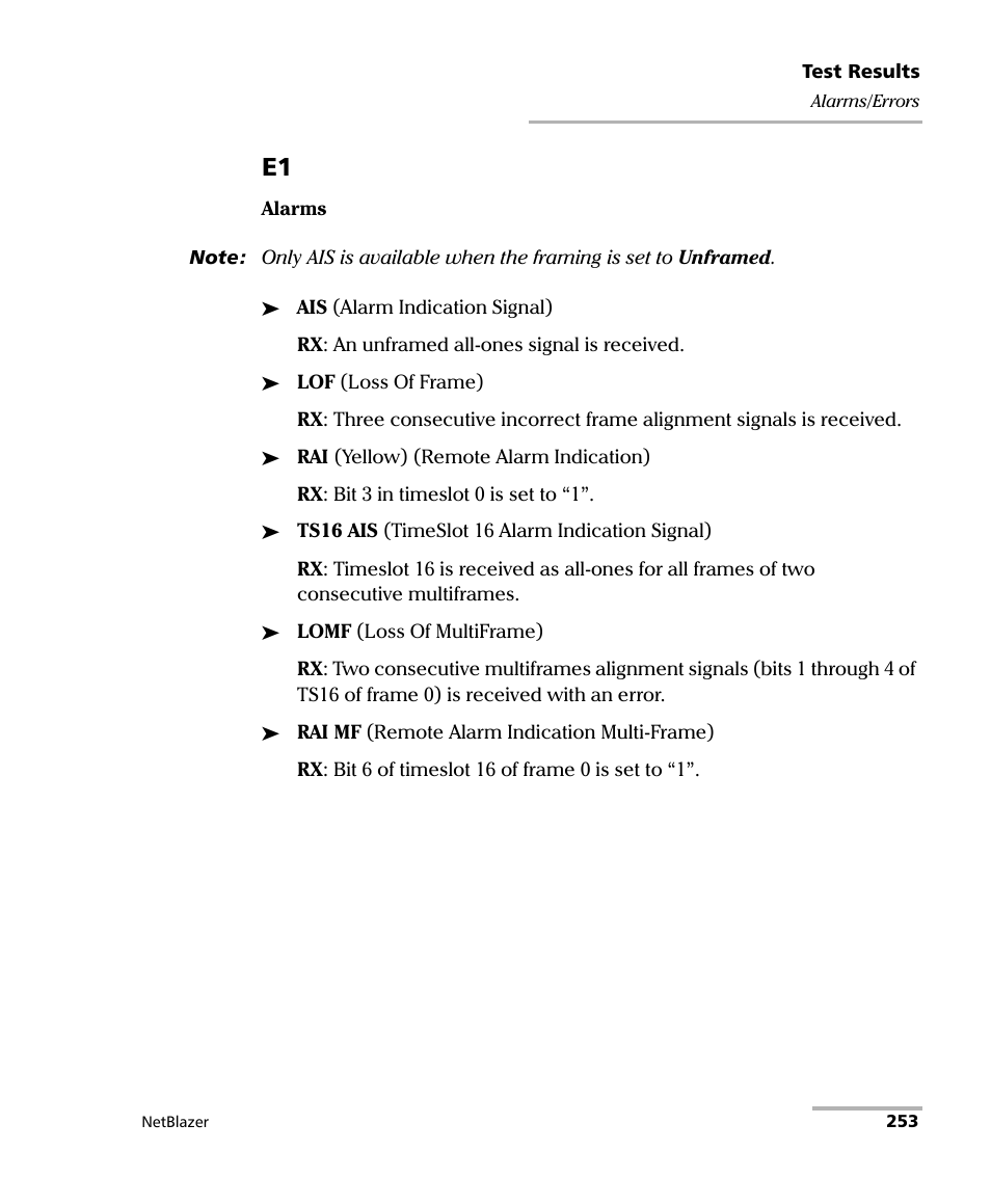 EXFO FTB-800 Series for FTB-1 User Manual | Page 263 / 621