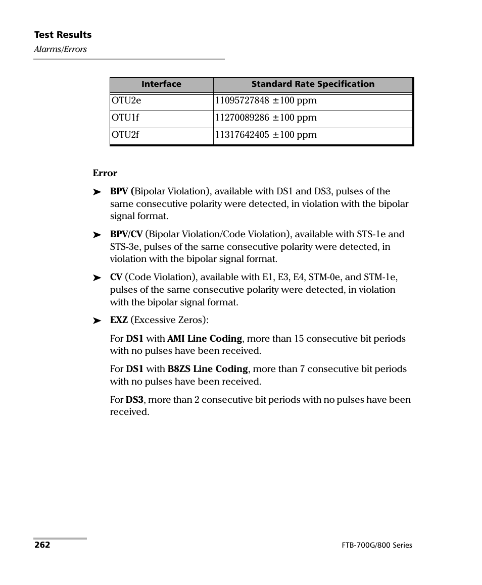 EXFO FTB-800 Series for FTB-1 User Manual | Page 272 / 621