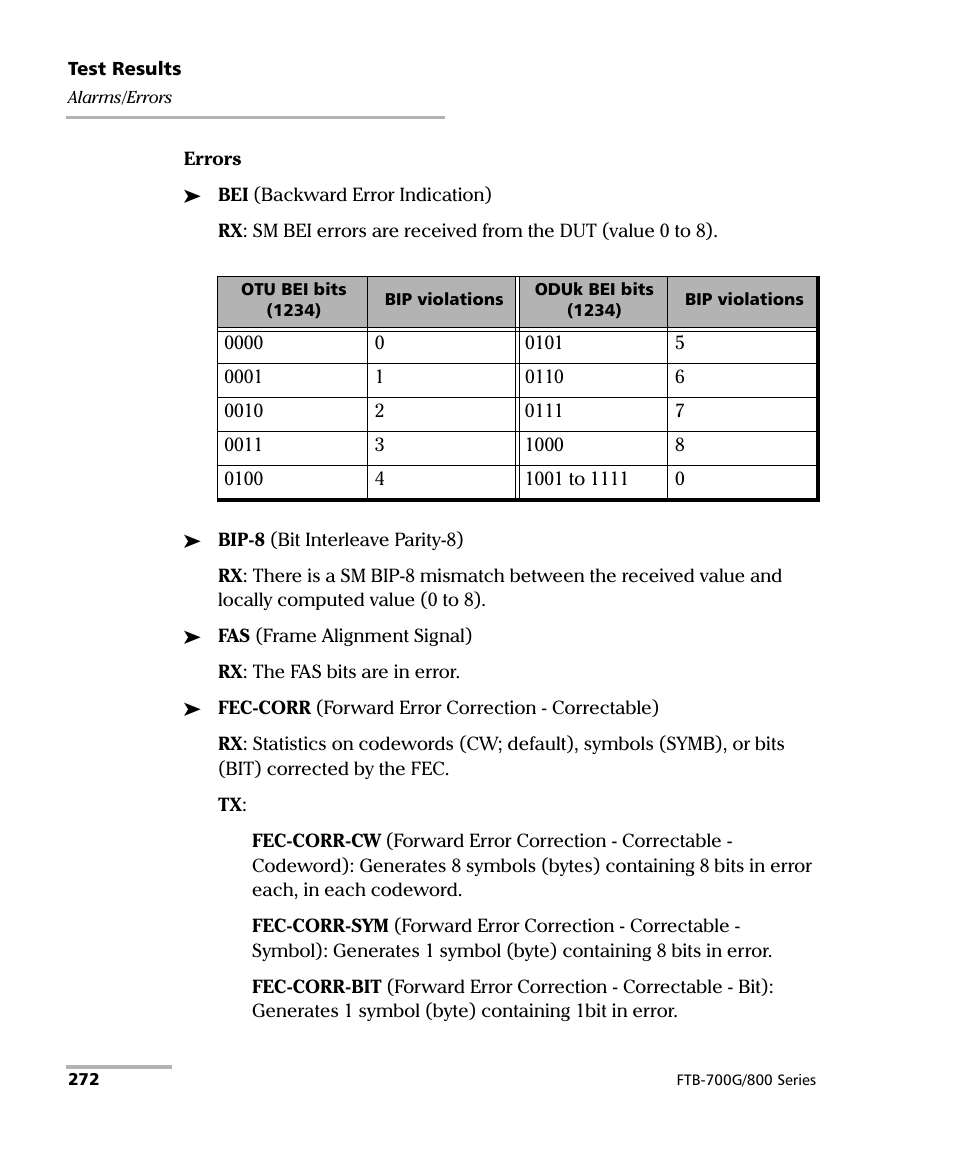EXFO FTB-800 Series for FTB-1 User Manual | Page 282 / 621