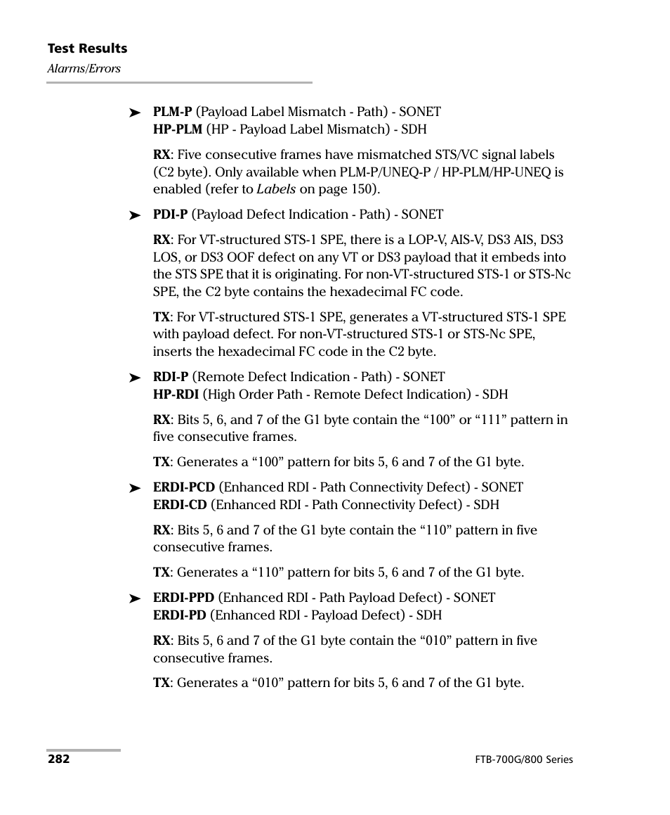 EXFO FTB-800 Series for FTB-1 User Manual | Page 292 / 621