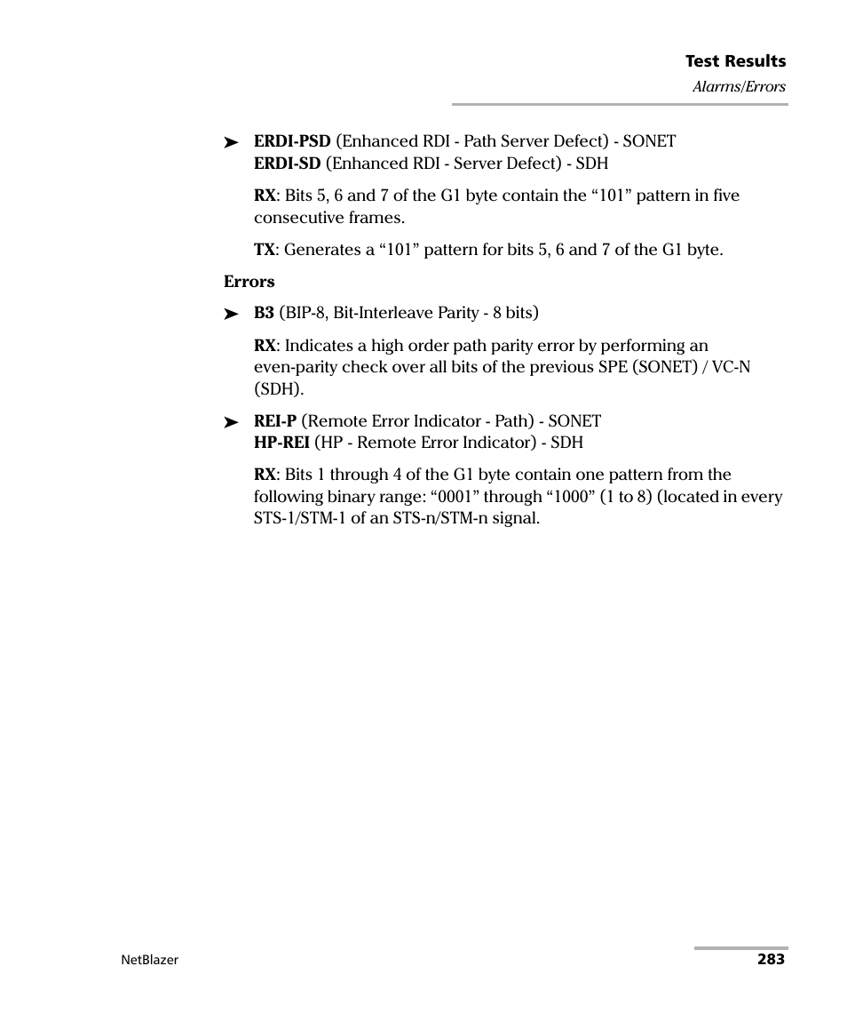 EXFO FTB-800 Series for FTB-1 User Manual | Page 293 / 621