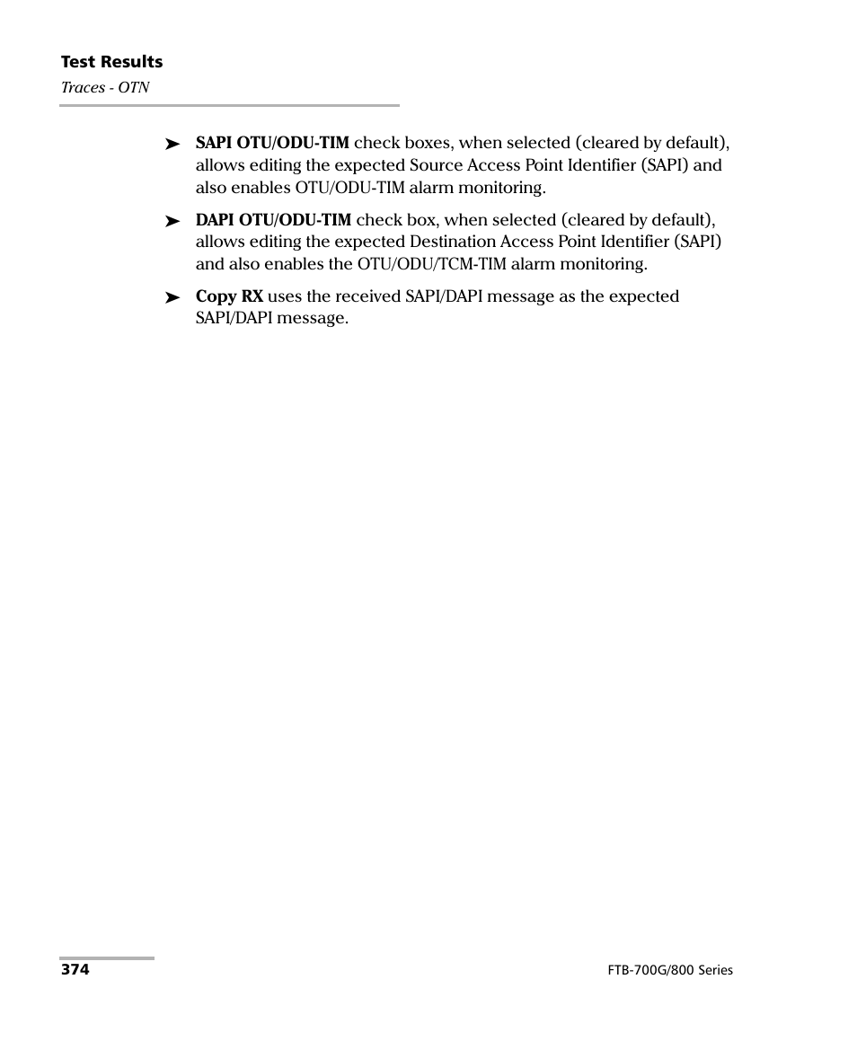 EXFO FTB-800 Series for FTB-1 User Manual | Page 384 / 621