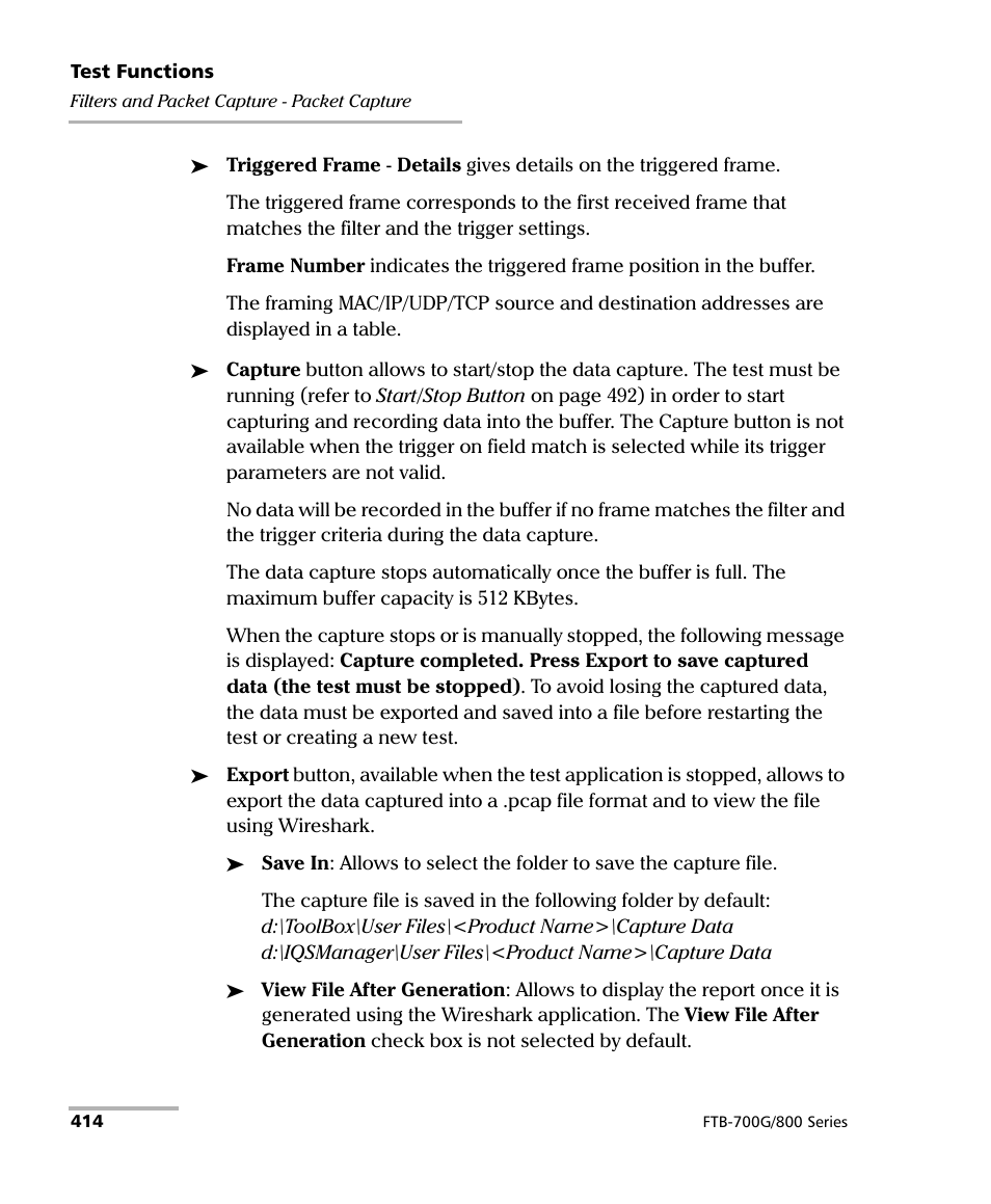 EXFO FTB-800 Series for FTB-1 User Manual | Page 424 / 621
