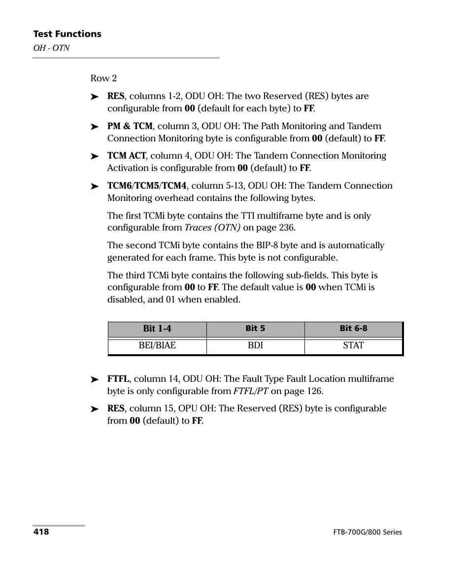 EXFO FTB-800 Series for FTB-1 User Manual | Page 428 / 621