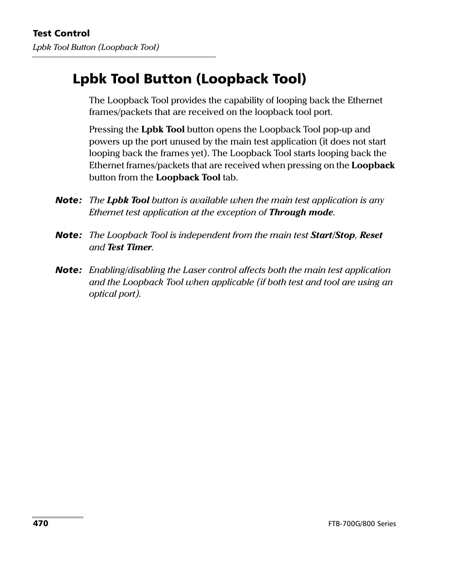Lpbk tool button (loopback tool) | EXFO FTB-800 Series for FTB-1 User Manual | Page 480 / 621