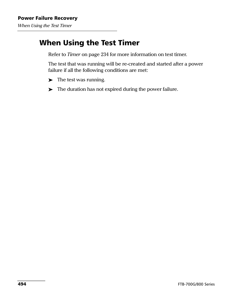 When using the test timer | EXFO FTB-800 Series for FTB-1 User Manual | Page 504 / 621