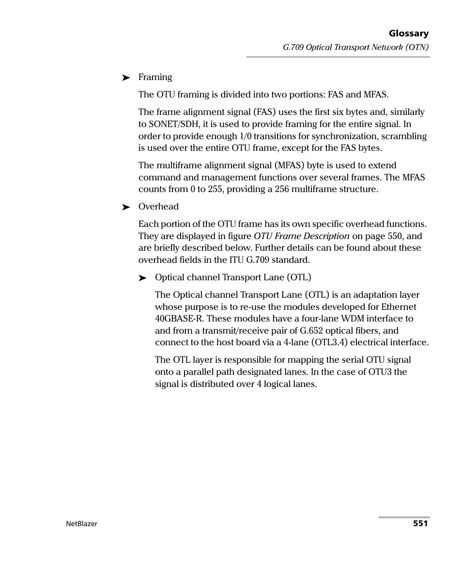 EXFO FTB-800 Series for FTB-1 User Manual | Page 561 / 621