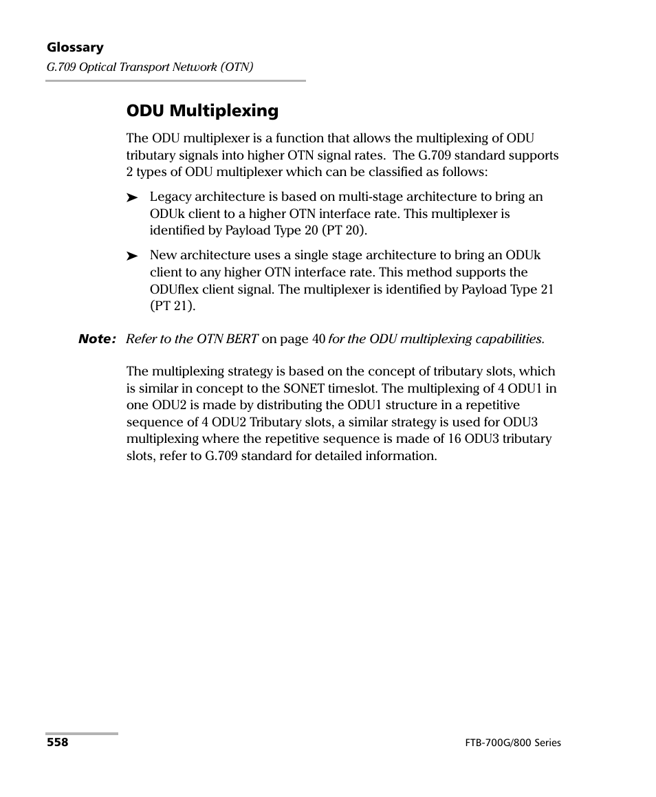 Odu multiplexing | EXFO FTB-800 Series for FTB-1 User Manual | Page 568 / 621