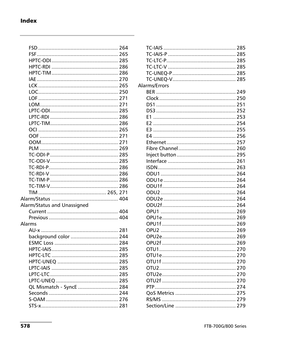 EXFO FTB-800 Series for FTB-1 User Manual | Page 588 / 621