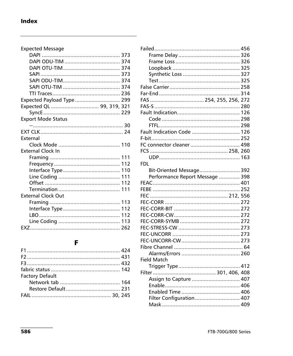 EXFO FTB-800 Series for FTB-1 User Manual | Page 596 / 621