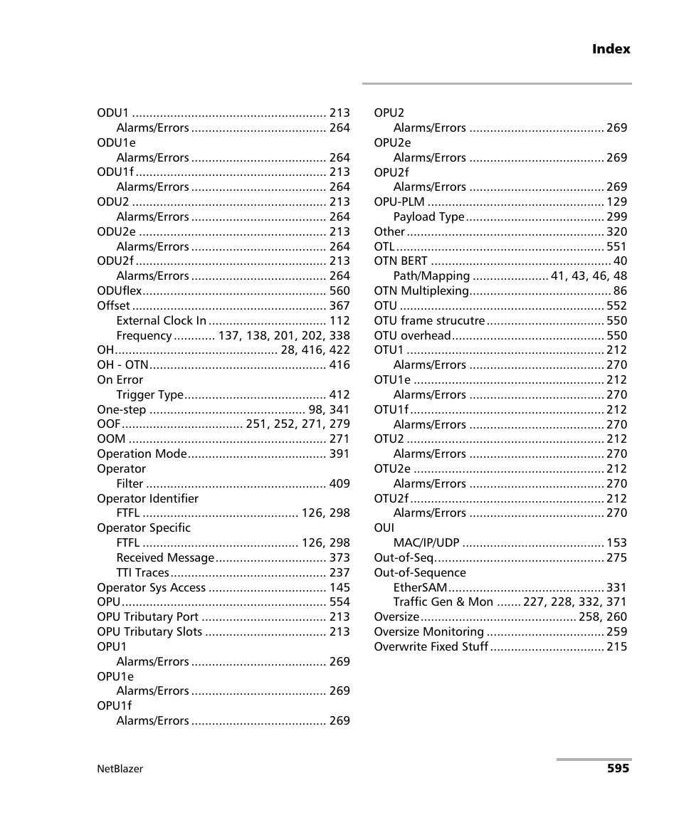 EXFO FTB-800 Series for FTB-1 User Manual | Page 605 / 621