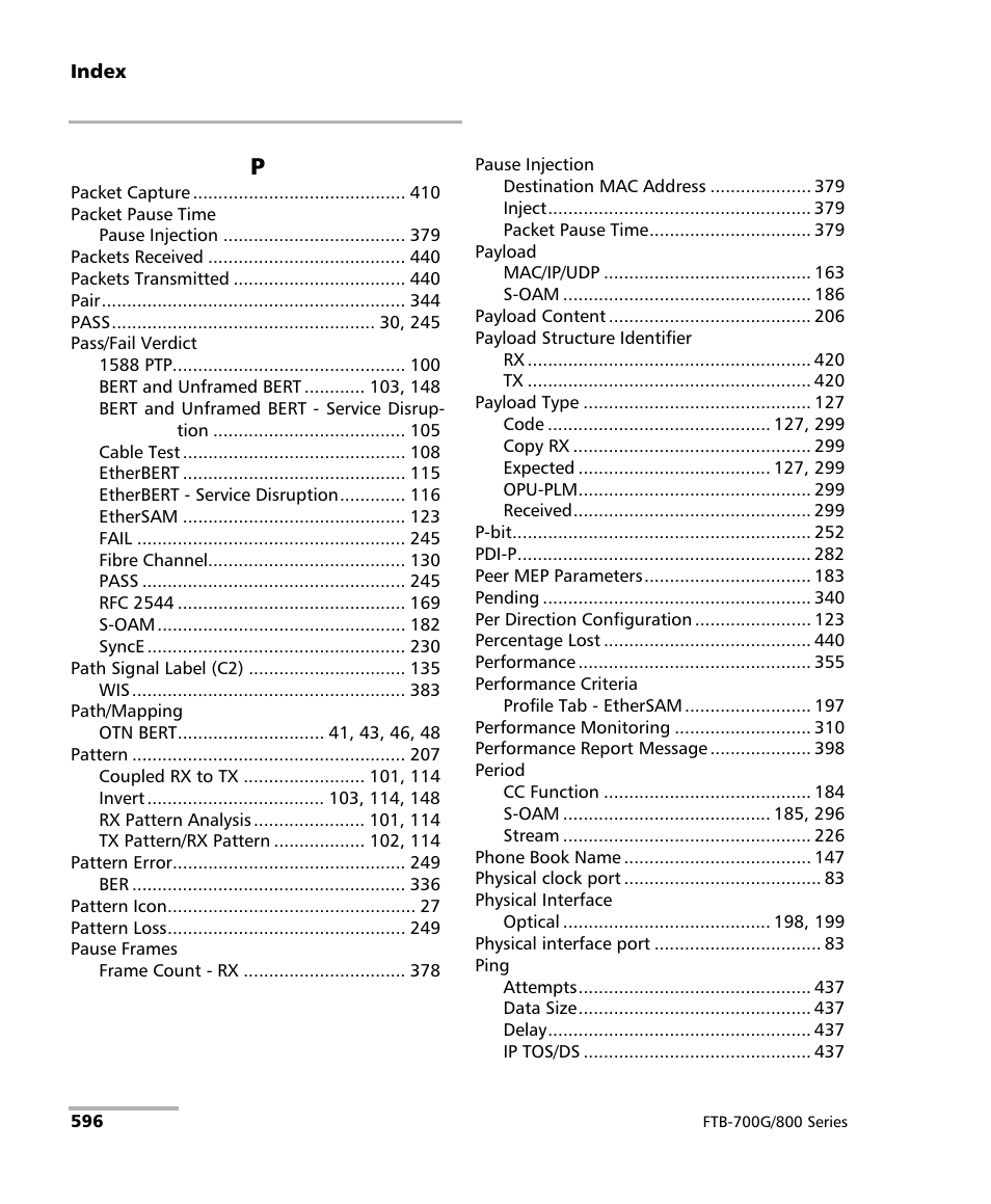 EXFO FTB-800 Series for FTB-1 User Manual | Page 606 / 621