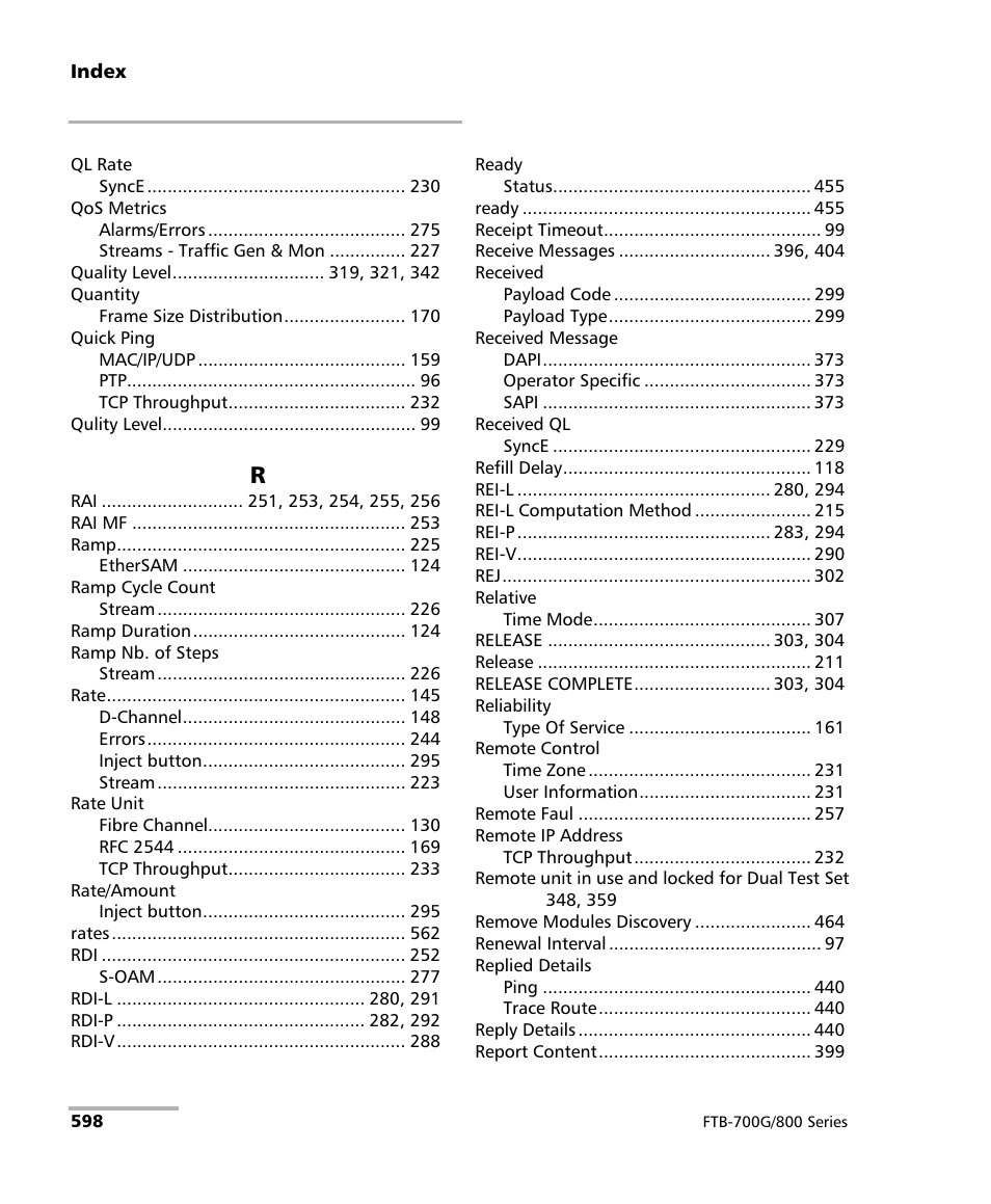 EXFO FTB-800 Series for FTB-1 User Manual | Page 608 / 621