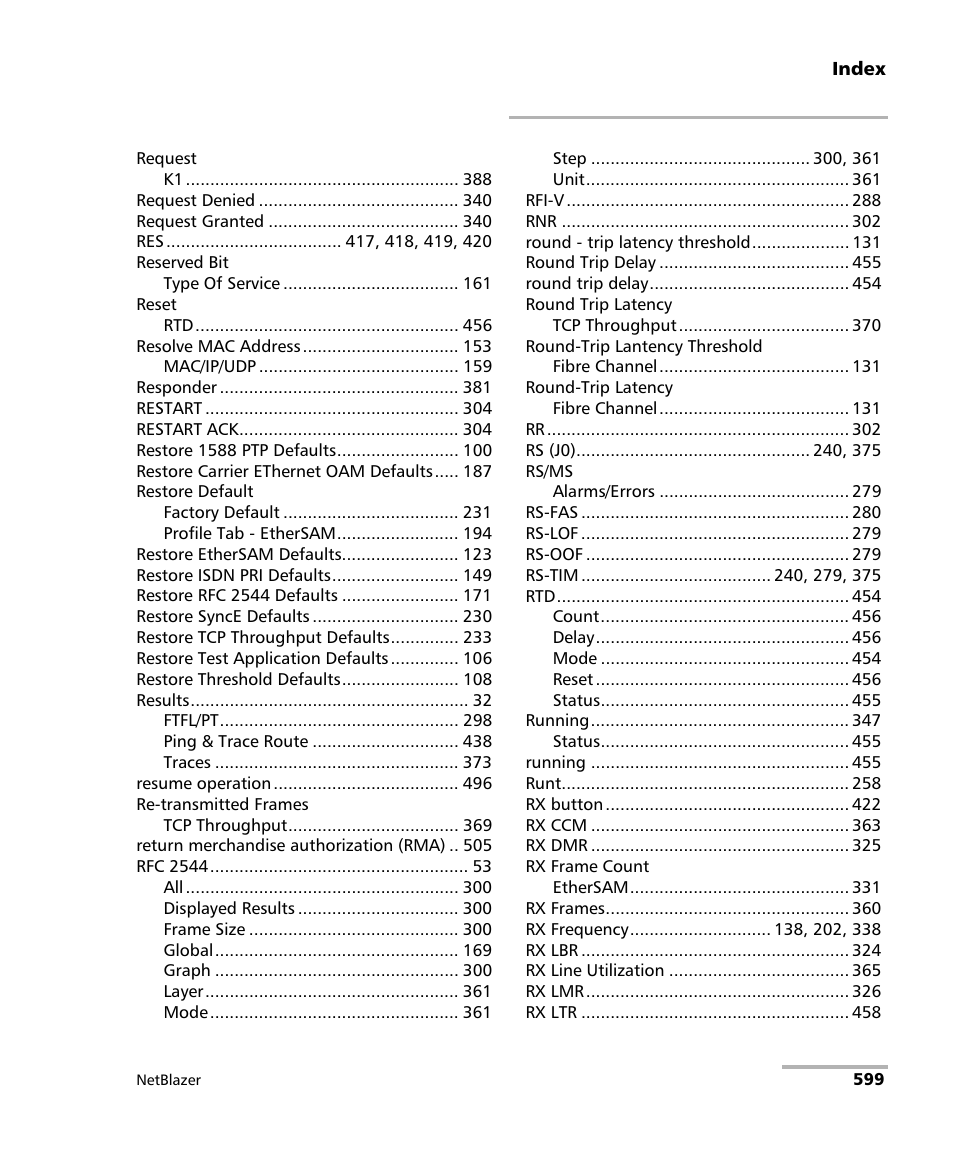 EXFO FTB-800 Series for FTB-1 User Manual | Page 609 / 621