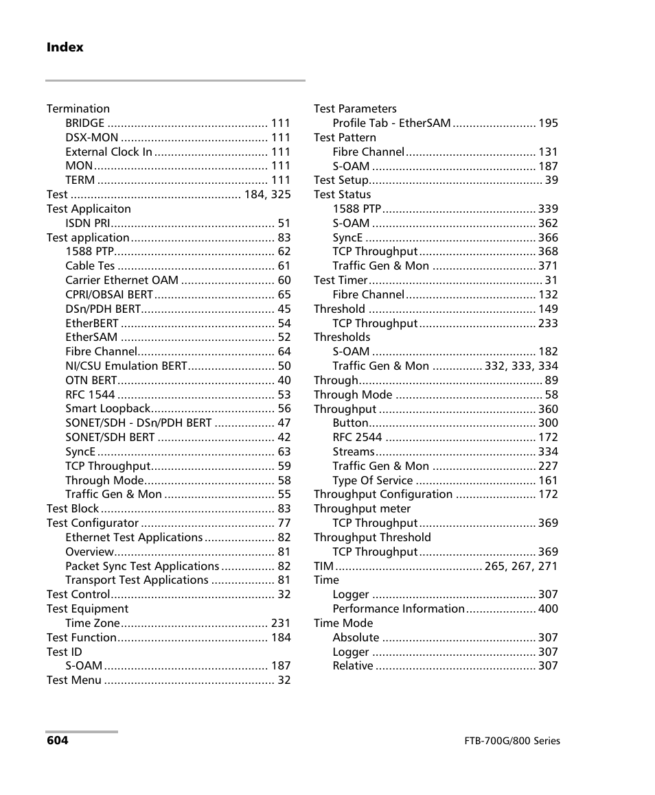 EXFO FTB-800 Series for FTB-1 User Manual | Page 614 / 621