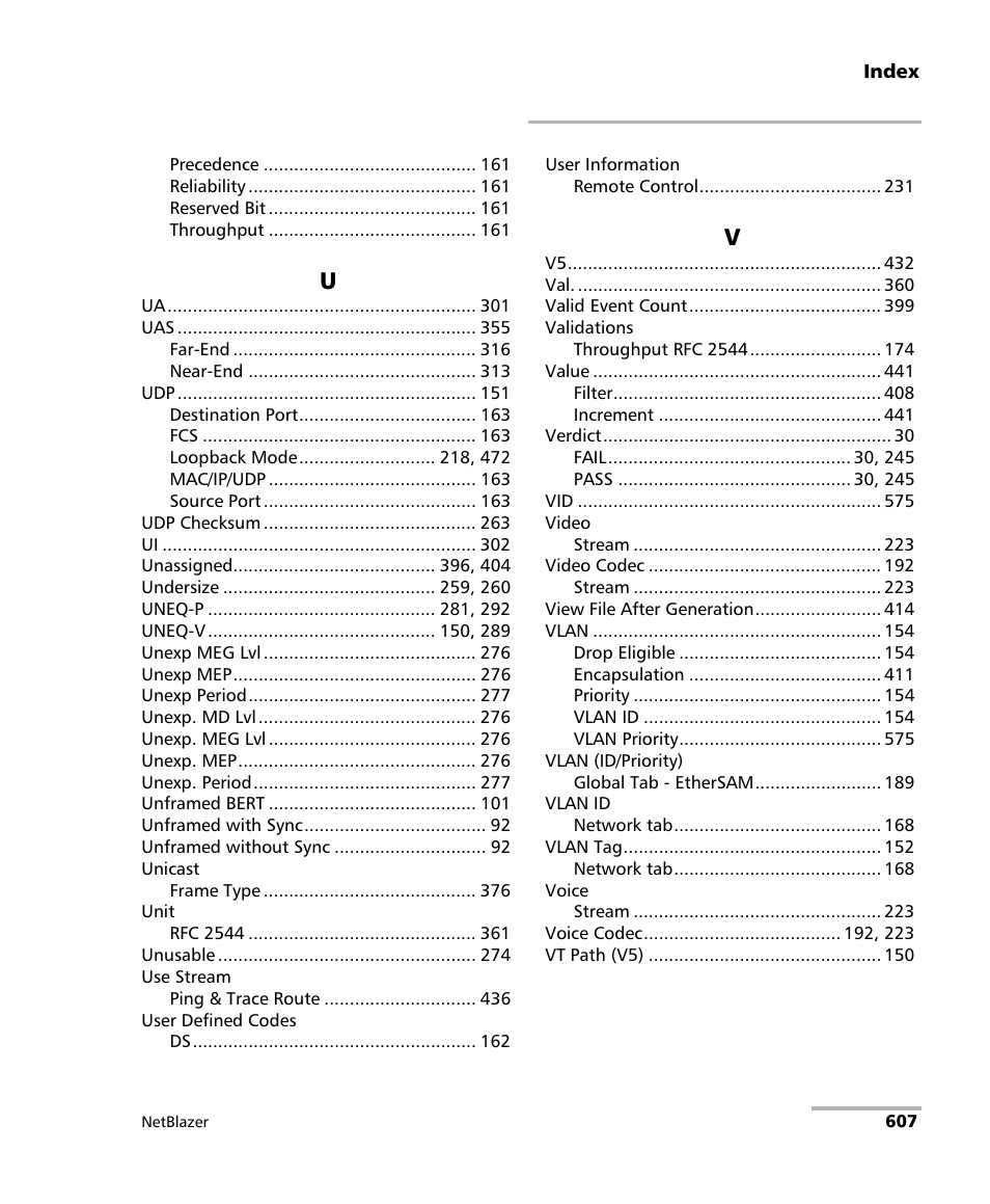 EXFO FTB-800 Series for FTB-1 User Manual | Page 617 / 621