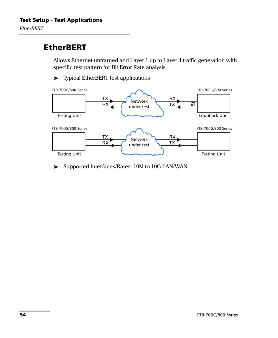Etherbert | EXFO FTB-800 Series for FTB-1 User Manual | Page 64 / 621