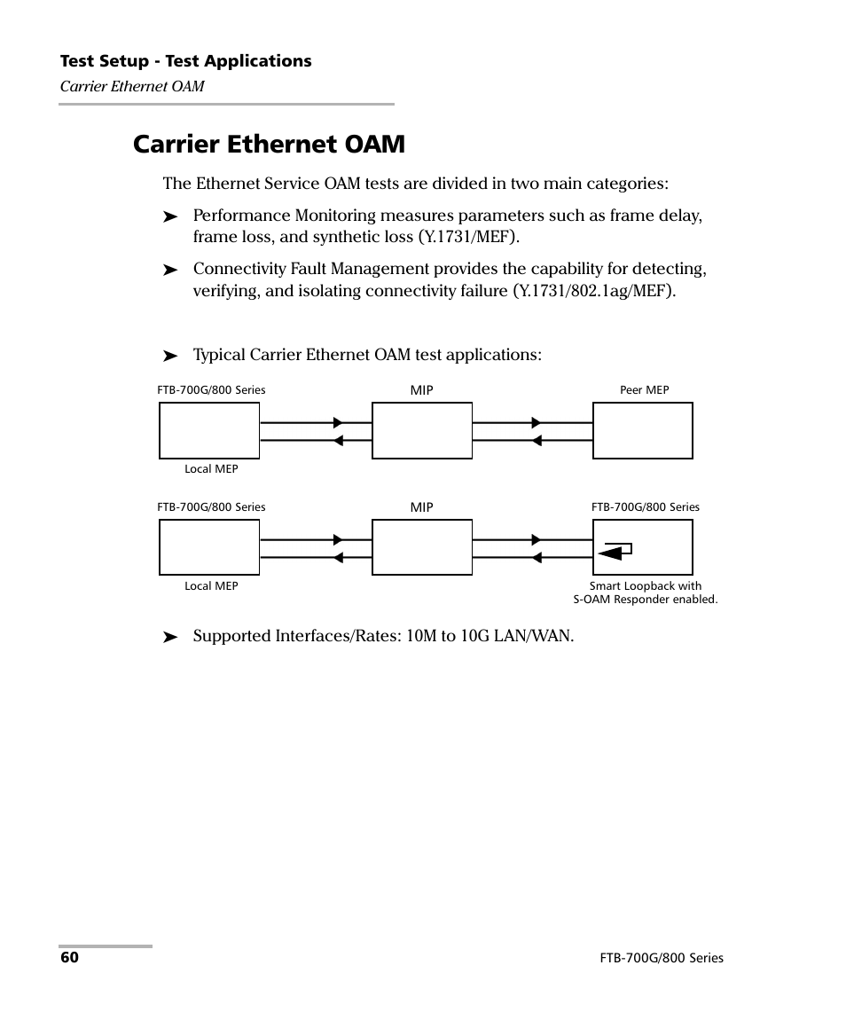 Carrier ethernet oam | EXFO FTB-800 Series for FTB-1 User Manual | Page 70 / 621