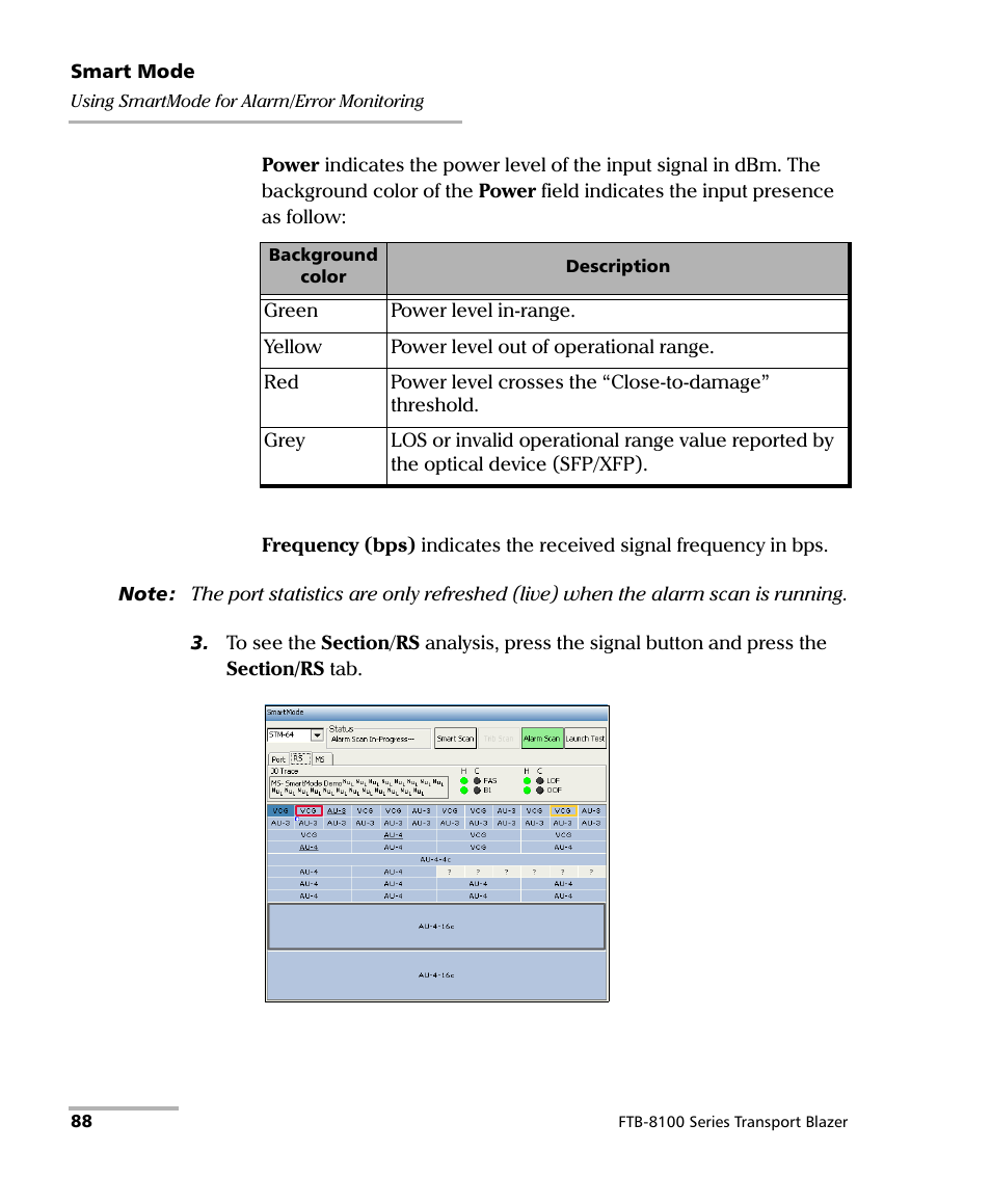 EXFO FTB-8100 Series Transport Blazer for FTB-200 User Manual | Page 100 / 518