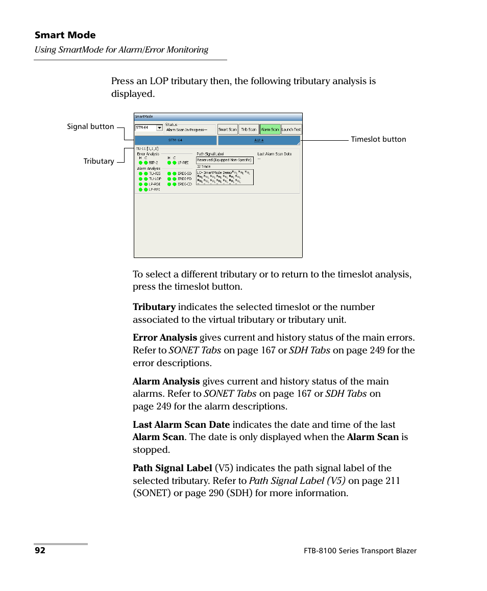 EXFO FTB-8100 Series Transport Blazer for FTB-200 User Manual | Page 104 / 518