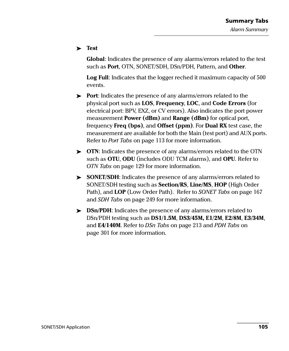 EXFO FTB-8100 Series Transport Blazer for FTB-200 User Manual | Page 117 / 518