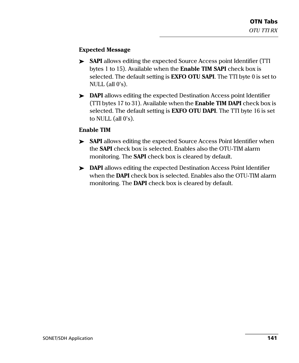 EXFO FTB-8100 Series Transport Blazer for FTB-200 User Manual | Page 153 / 518