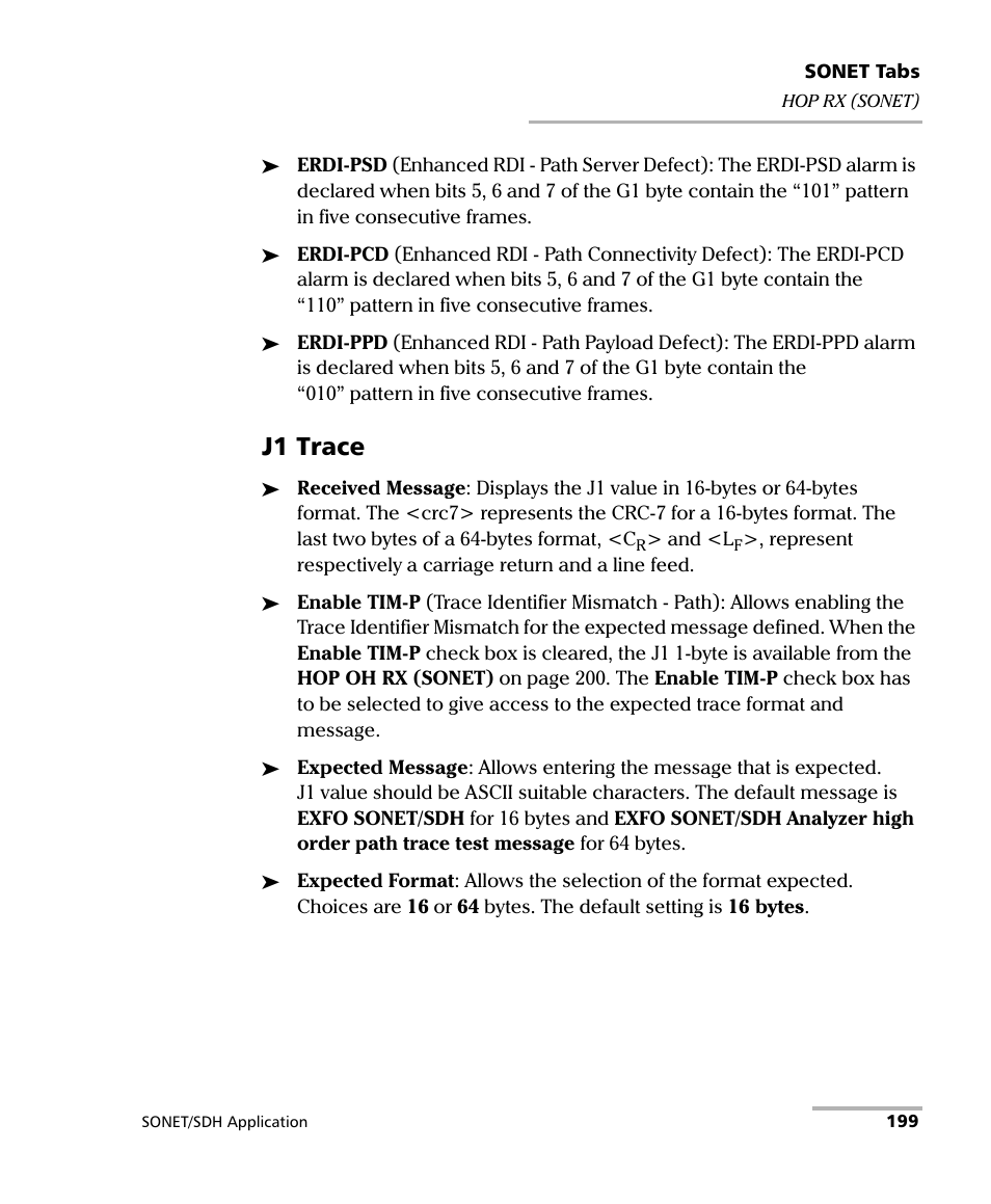J1 trace | EXFO FTB-8100 Series Transport Blazer for FTB-200 User Manual | Page 211 / 518