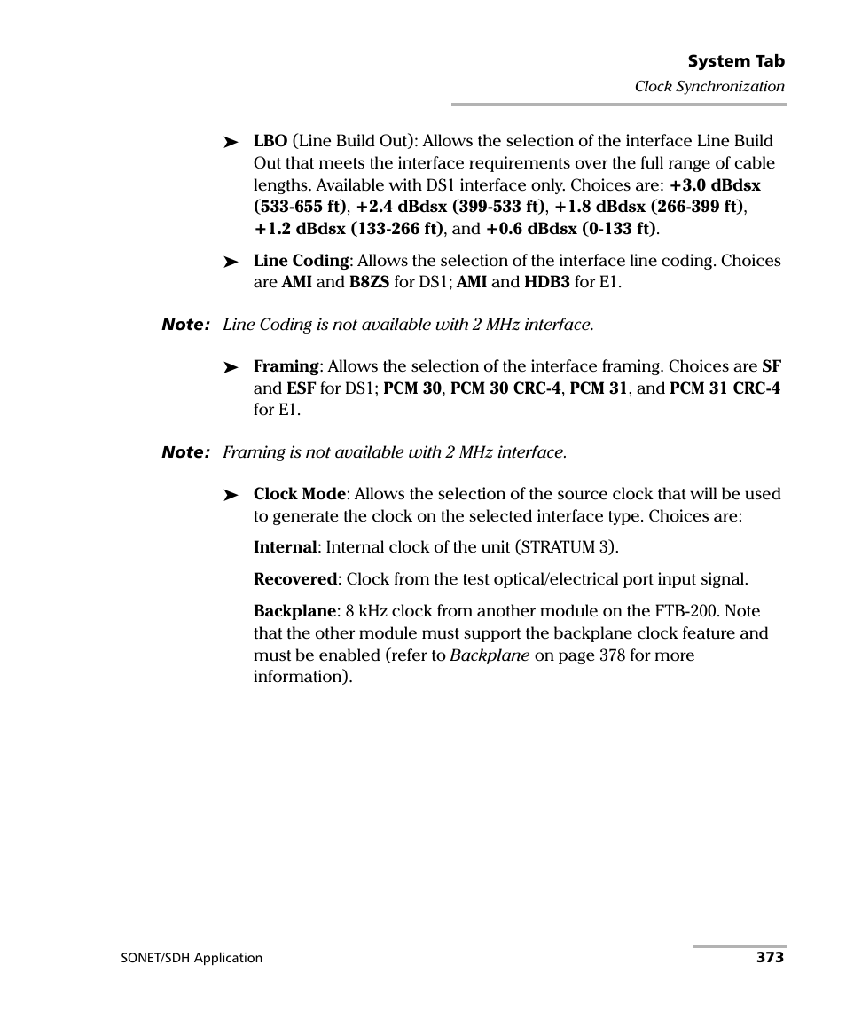 EXFO FTB-8100 Series Transport Blazer for FTB-200 User Manual | Page 385 / 518