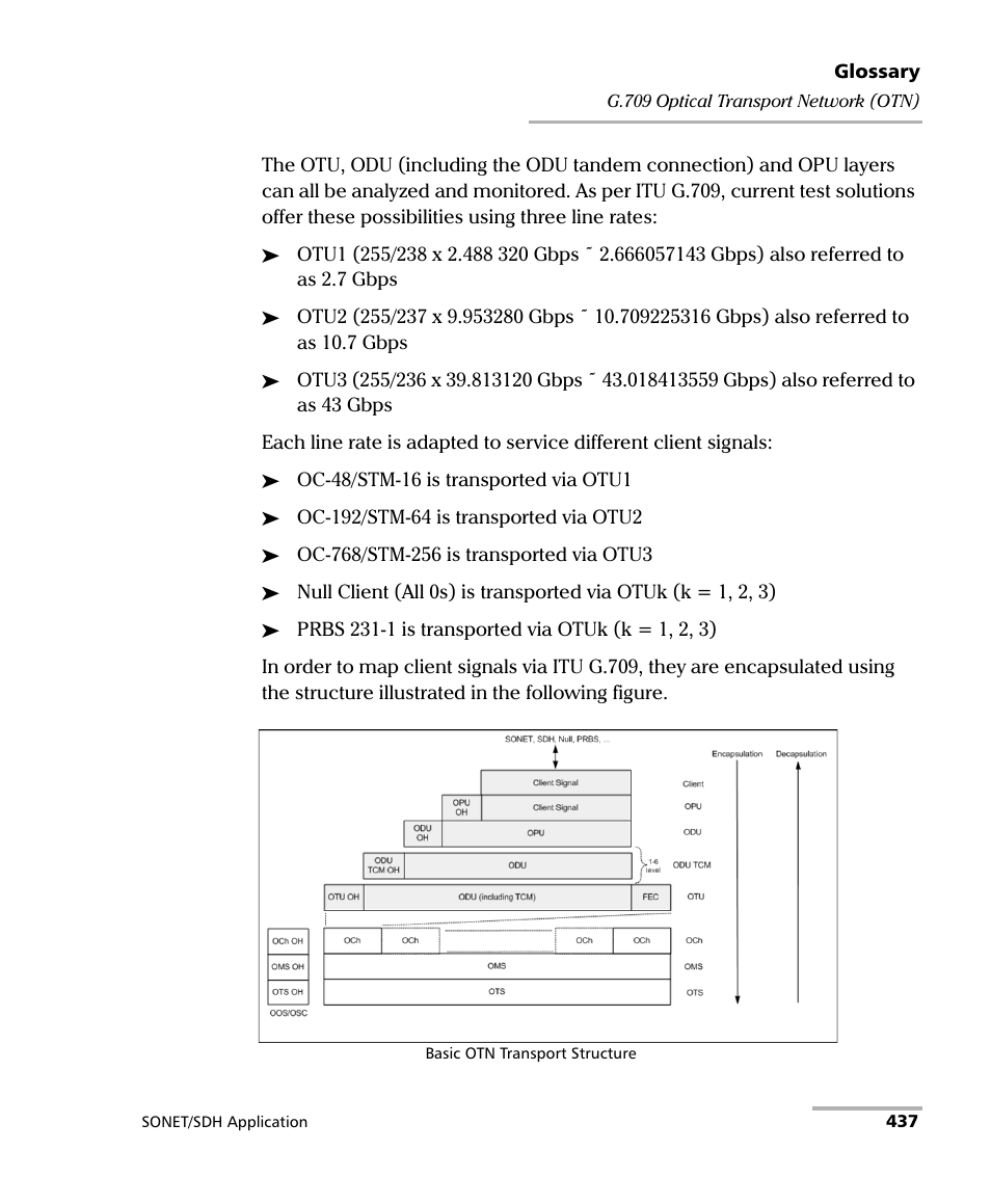 EXFO FTB-8100 Series Transport Blazer for FTB-200 User Manual | Page 449 / 518
