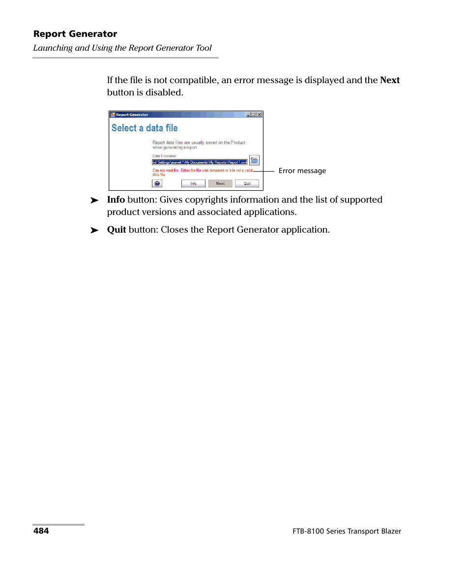 EXFO FTB-8100 Series Transport Blazer for FTB-200 User Manual | Page 496 / 518