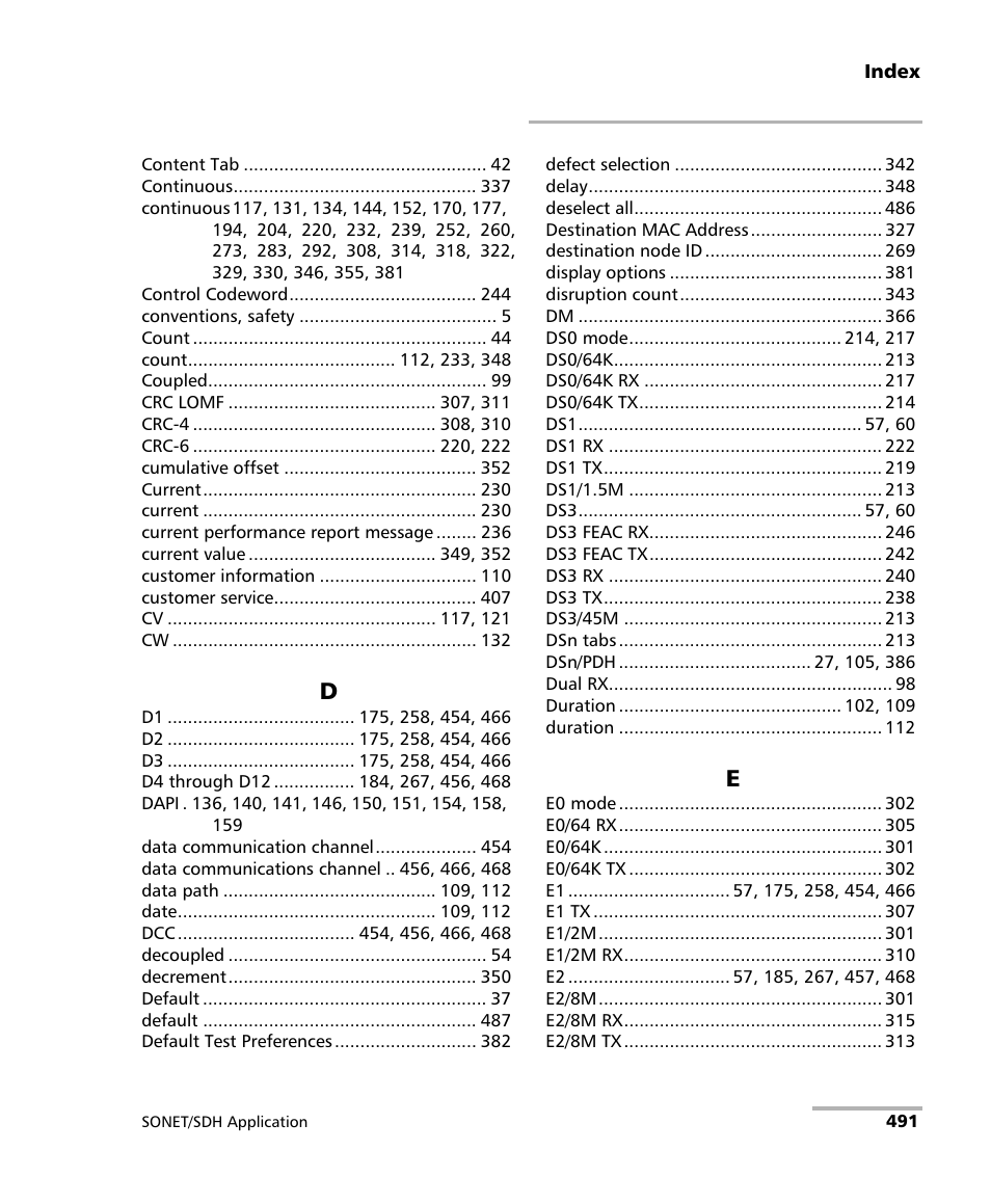 EXFO FTB-8100 Series Transport Blazer for FTB-200 User Manual | Page 503 / 518