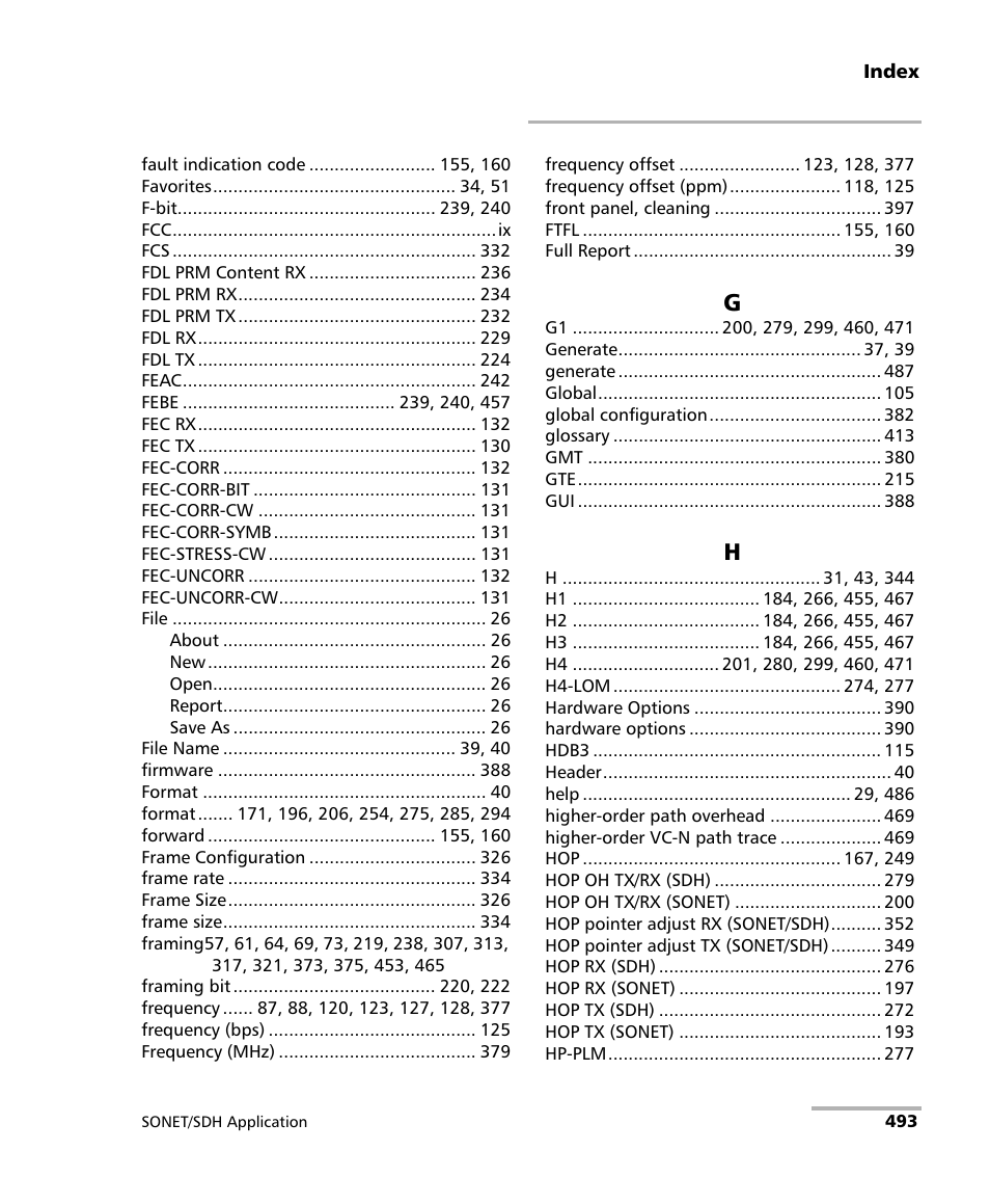 EXFO FTB-8100 Series Transport Blazer for FTB-200 User Manual | Page 505 / 518